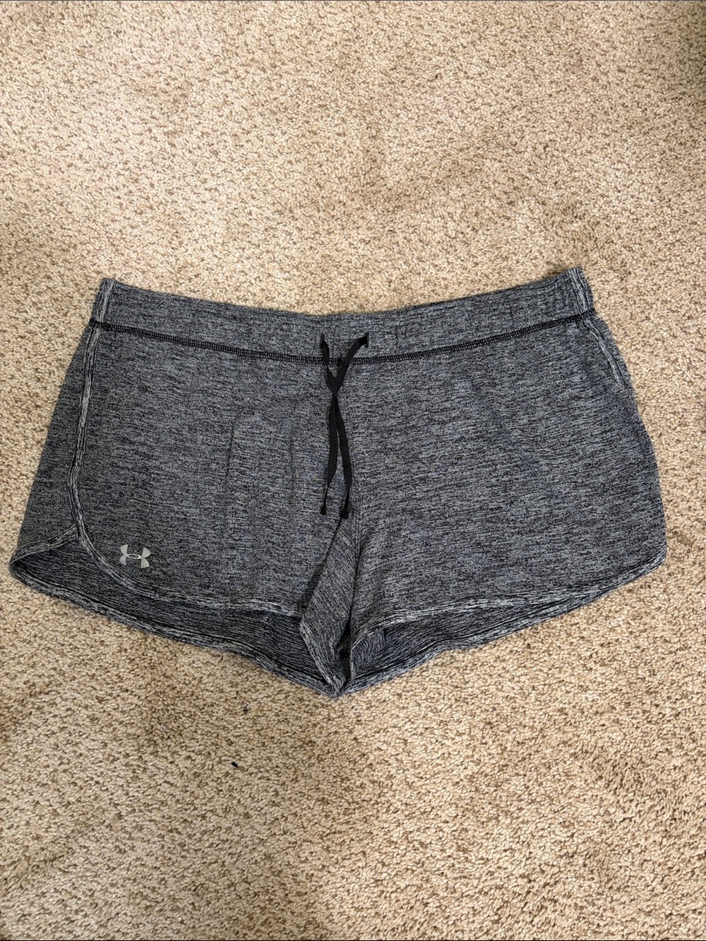 Under Armour Gray Heathered Performance Running Shorts